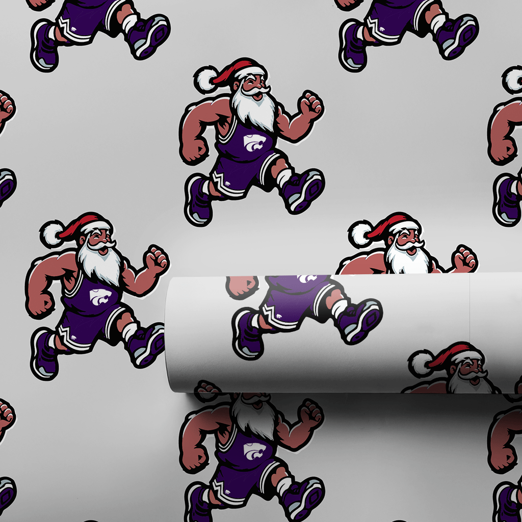 Deck the Court – K - State Style - Wrapping Paper - Aspen & Arlo