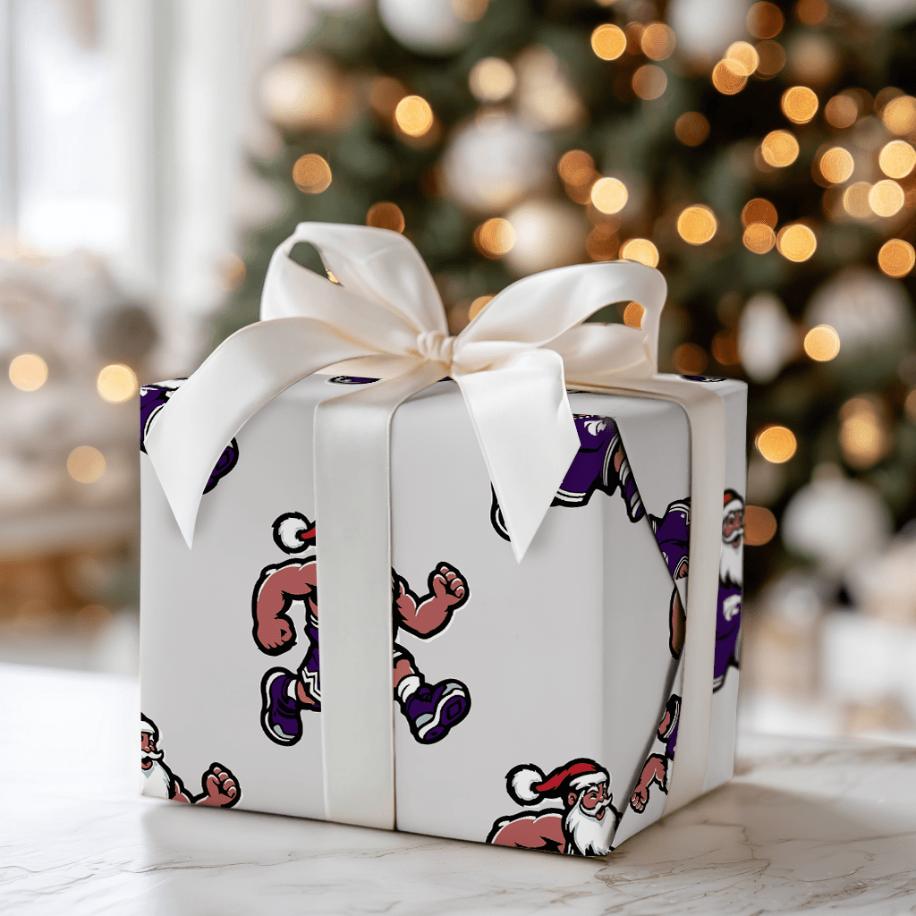 Deck the Court – K - State Style - Wrapping Paper - Aspen & Arlo