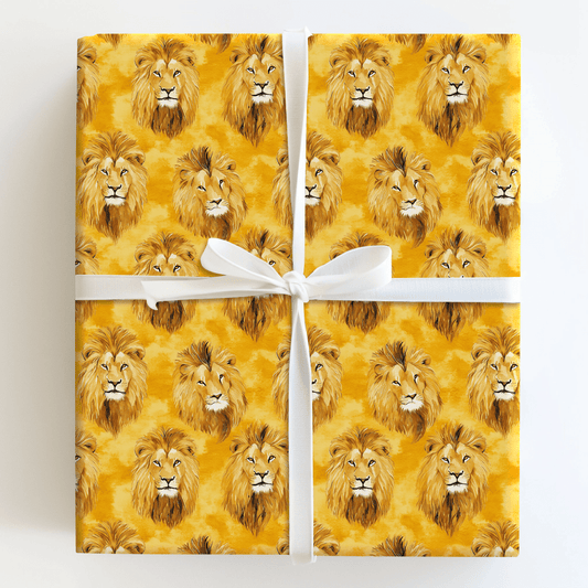 Golden Roar - Wrapping Paper - Aspen & Arlo