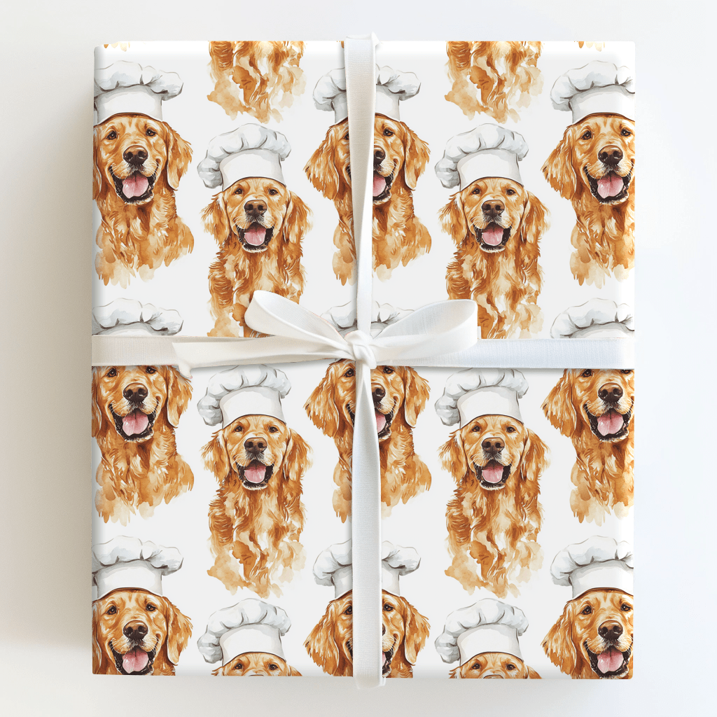 Cooking with the Red Goldens - Wrapping Paper - Aspen & Arlo