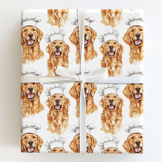 Cooking with the Red Goldens - Wrapping Paper - Aspen & Arlo