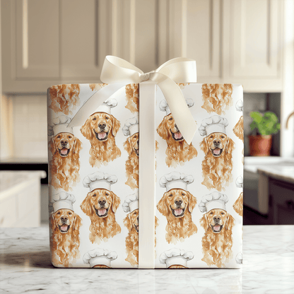 Cooking with the Red Goldens - Wrapping Paper - Aspen & Arlo