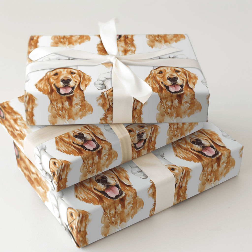 Cooking with the Red Goldens - Wrapping Paper - Aspen & Arlo