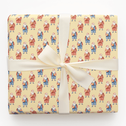 Snowy Shot Clock - Wrapping Paper - Aspen & Arlo