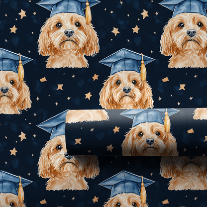 Cavapoo Graduate - Wrapping Paper - Aspen & Arlo