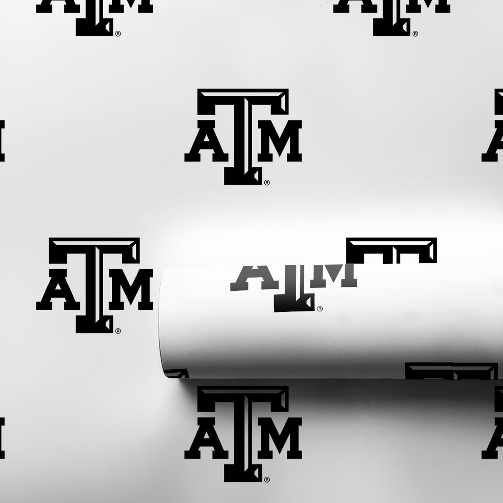 Texas A&M Monogram - Wrapping Paper - Aspen & Arlo