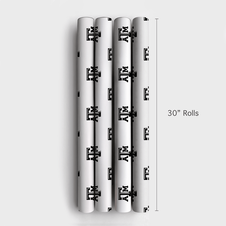 Texas A&M Monogram - Wrapping Paper - Aspen & Arlo