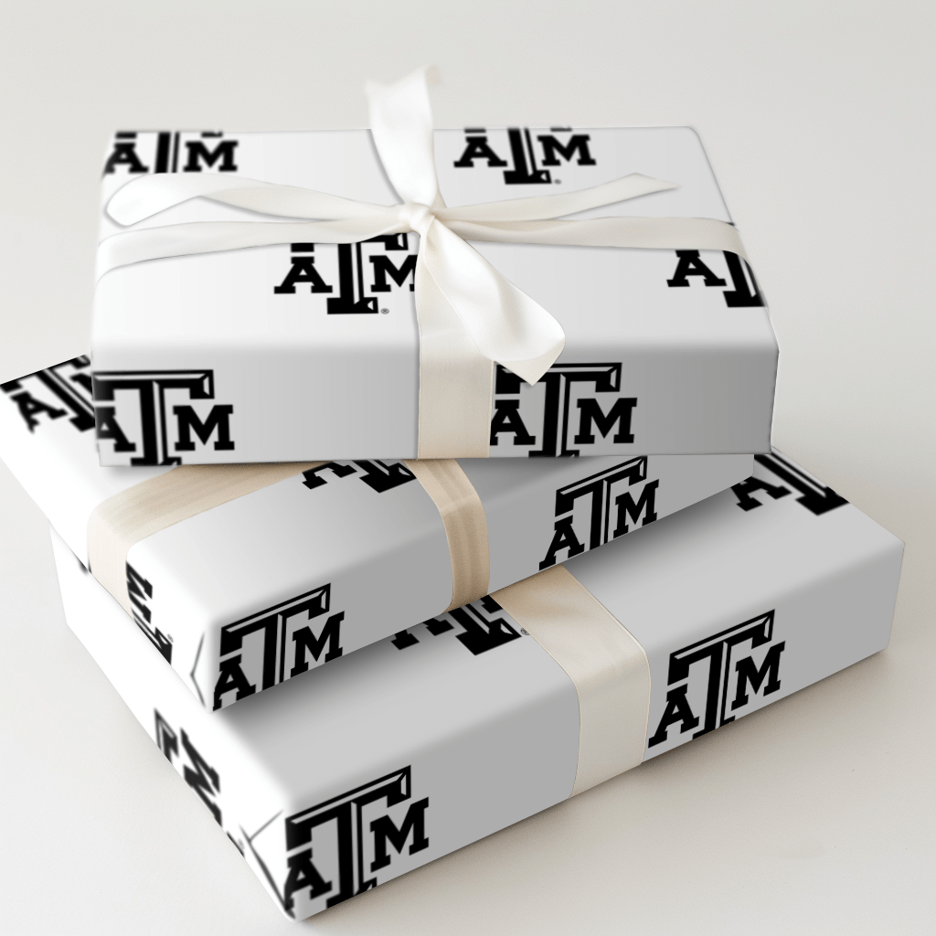 Texas A&M Monogram - Wrapping Paper - Aspen & Arlo