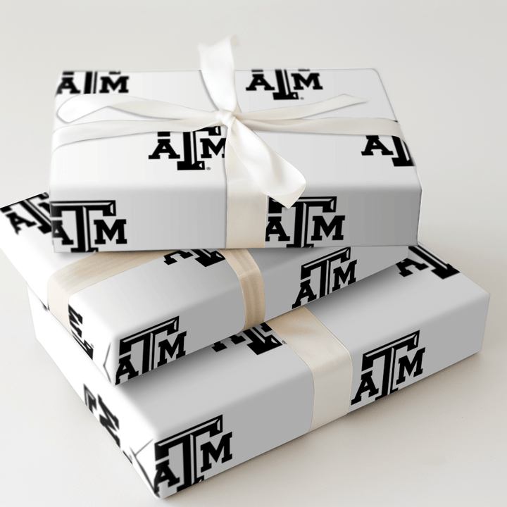 Texas A&M Monogram - Wrapping Paper - Aspen & Arlo
