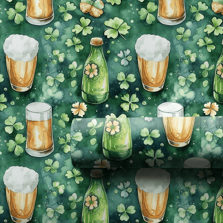 Luck of the Lager - Wrapping Paper - Aspen & Arlo
