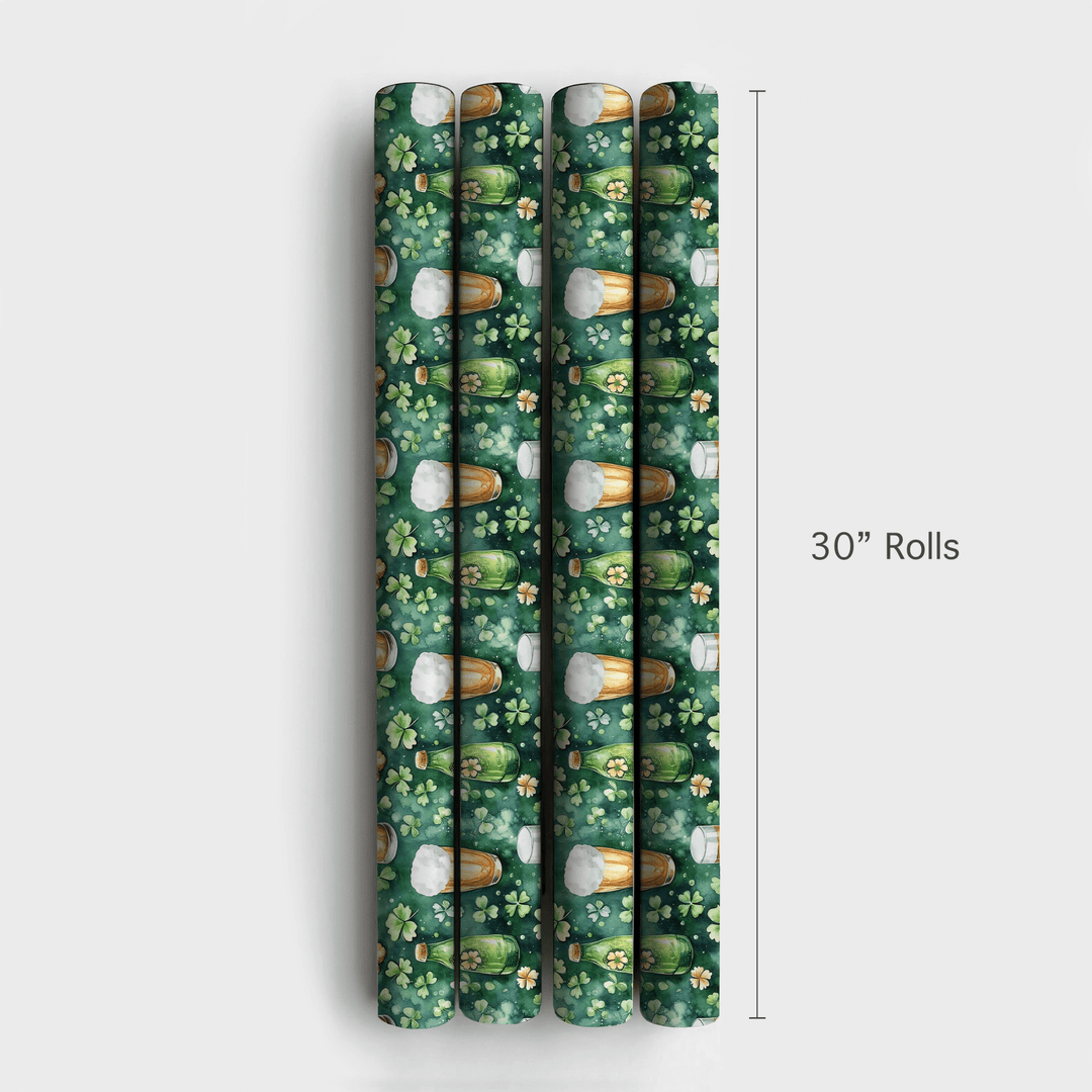 Luck of the Lager - Wrapping Paper - Aspen & Arlo