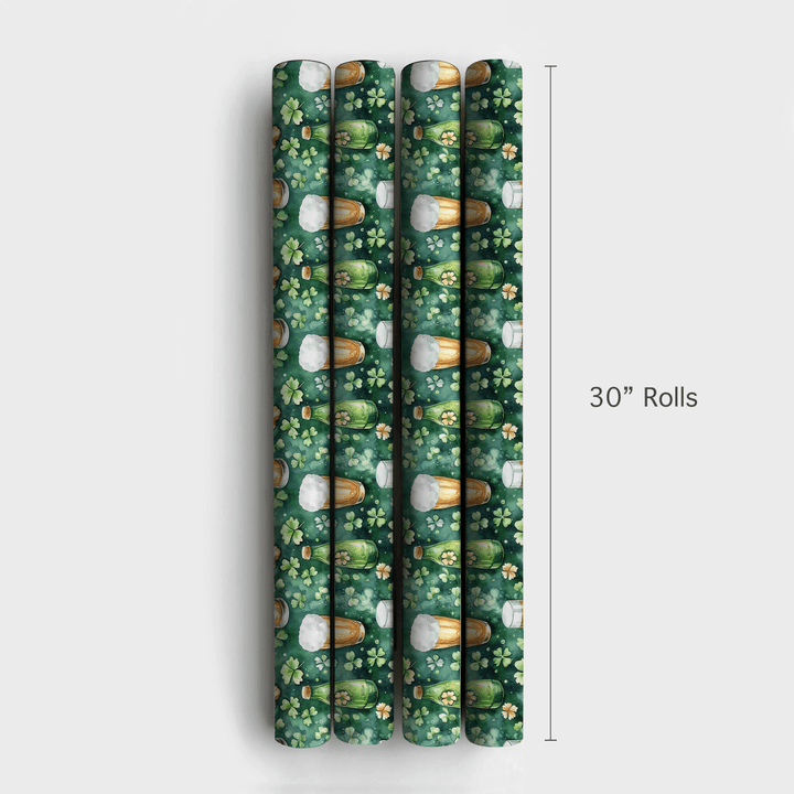 Luck of the Lager - Wrapping Paper - Aspen & Arlo