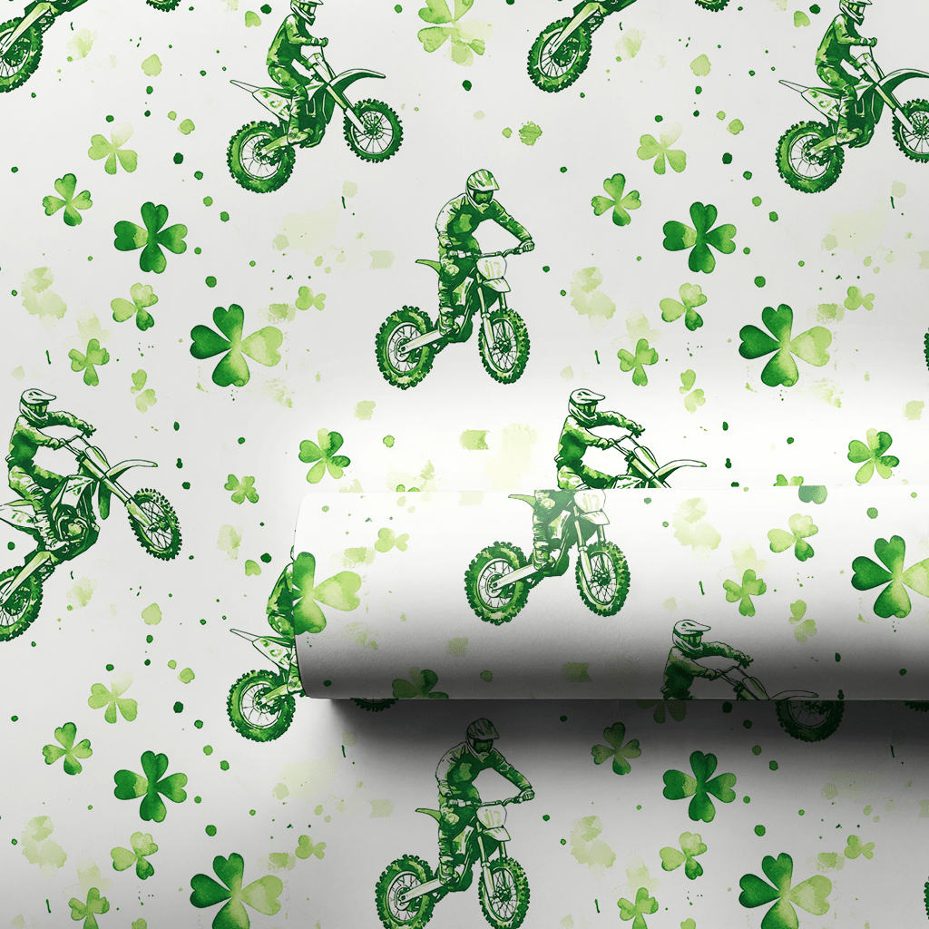 Lucky Break on the Track - Wrapping Paper - Aspen & Arlo