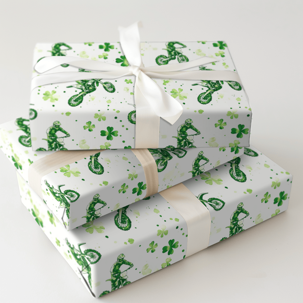 Lucky Break on the Track - Wrapping Paper - Aspen & Arlo