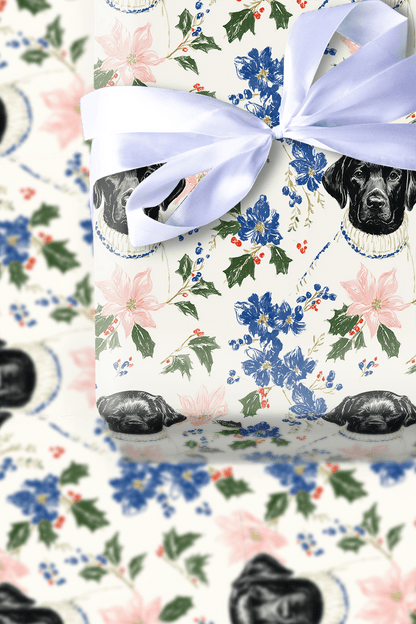 Jolly Labrador - Wrapping Paper - Aspen & Arlo