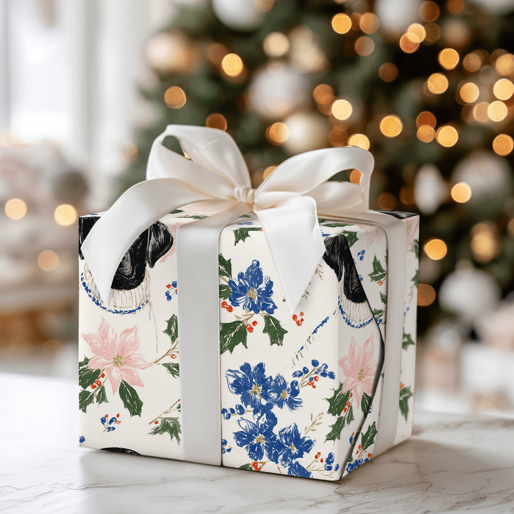 Jolly Labrador - Wrapping Paper - Aspen & Arlo