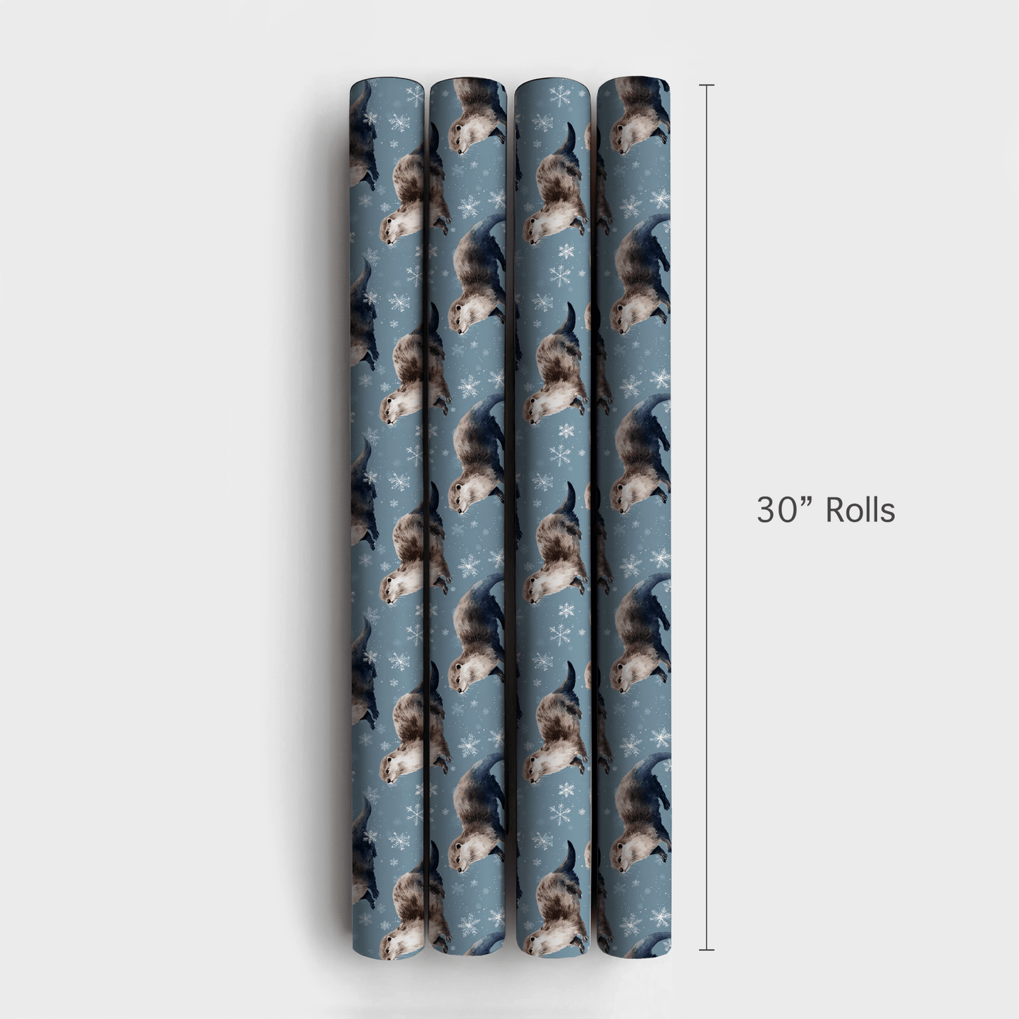 Stone Throw Snow - Wrapping Paper - Aspen & Arlo