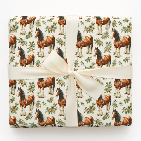 Evergreen Gallop - Wrapping Paper - Aspen & Arlo