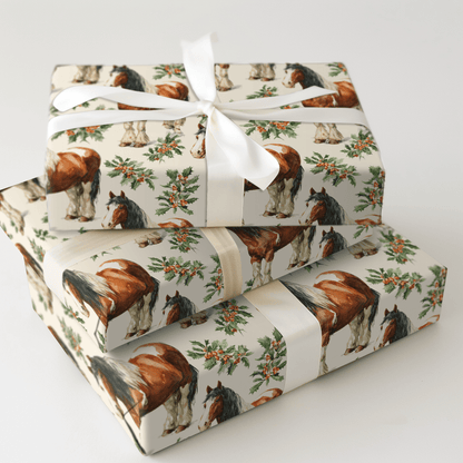 Evergreen Gallop - Wrapping Paper - Aspen & Arlo