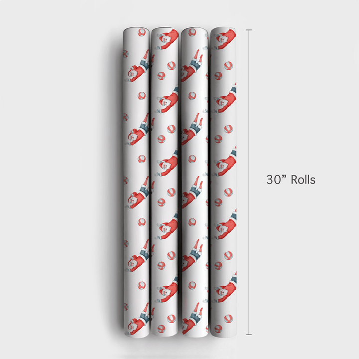 Jingle Bell Volley - Wrapping Paper - Aspen & Arlo