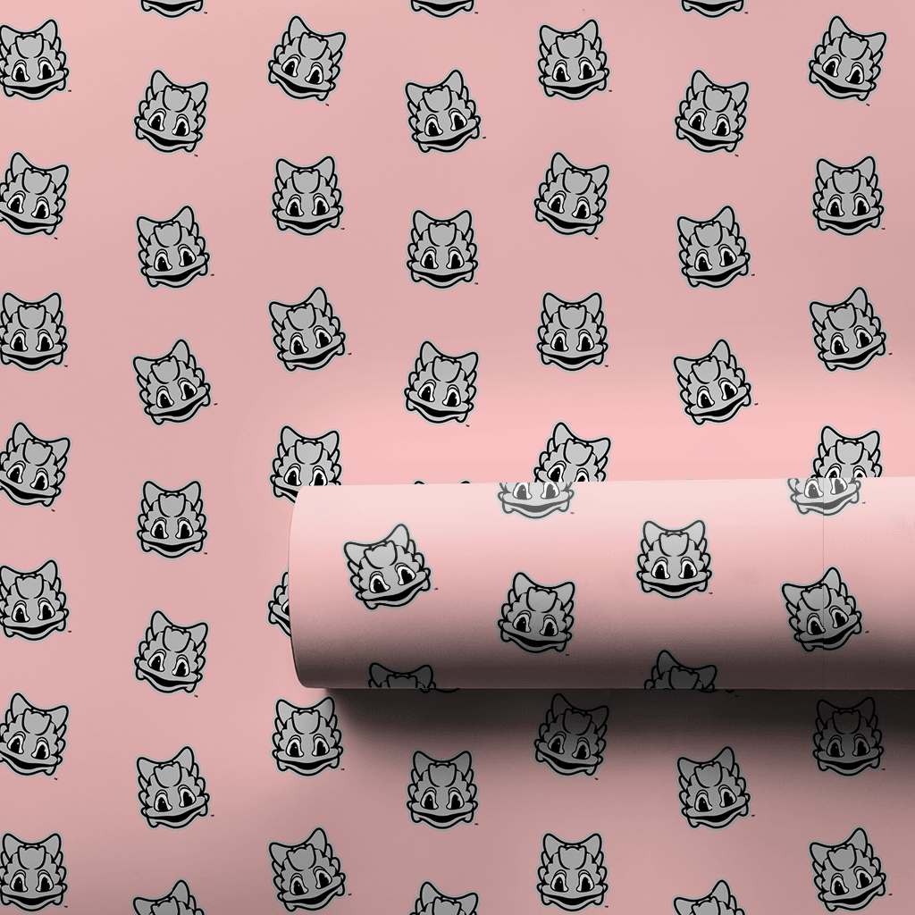 Tiny TCU Frog - Wrapping Paper - Aspen & Arlo