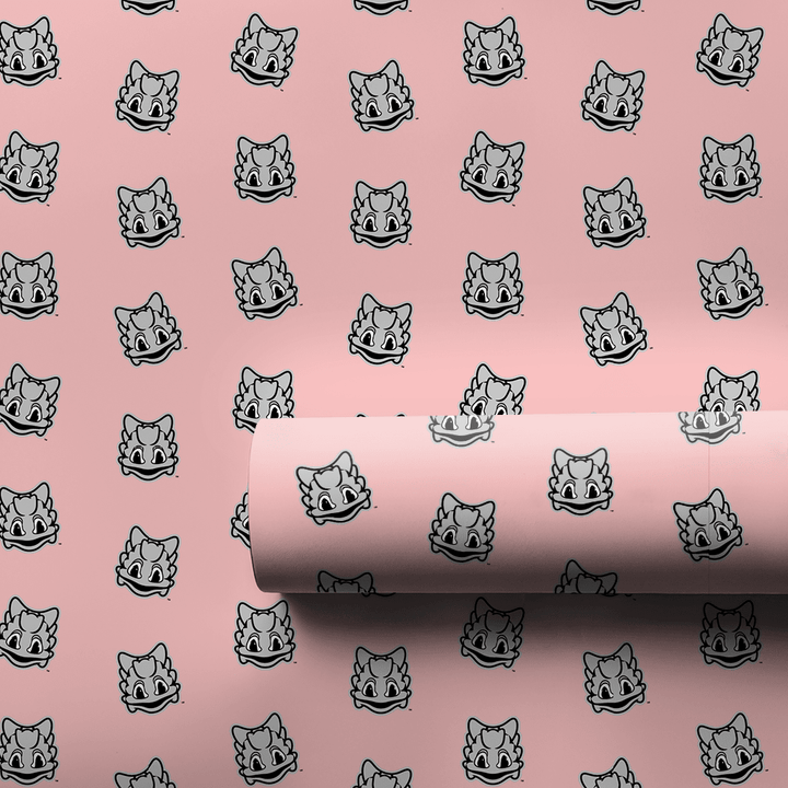 Tiny TCU Frog - Wrapping Paper - Aspen & Arlo