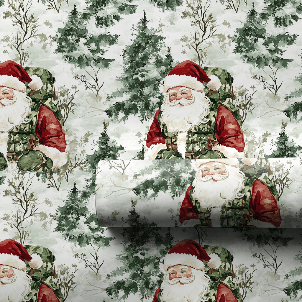 Santa Target - Wrapping Paper - Aspen & Arlo