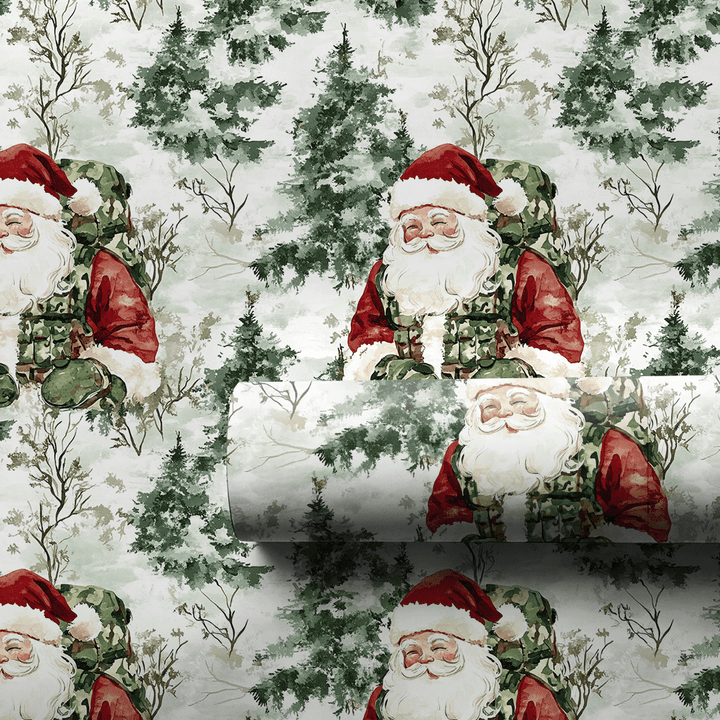 Santa Target - Wrapping Paper - Aspen & Arlo