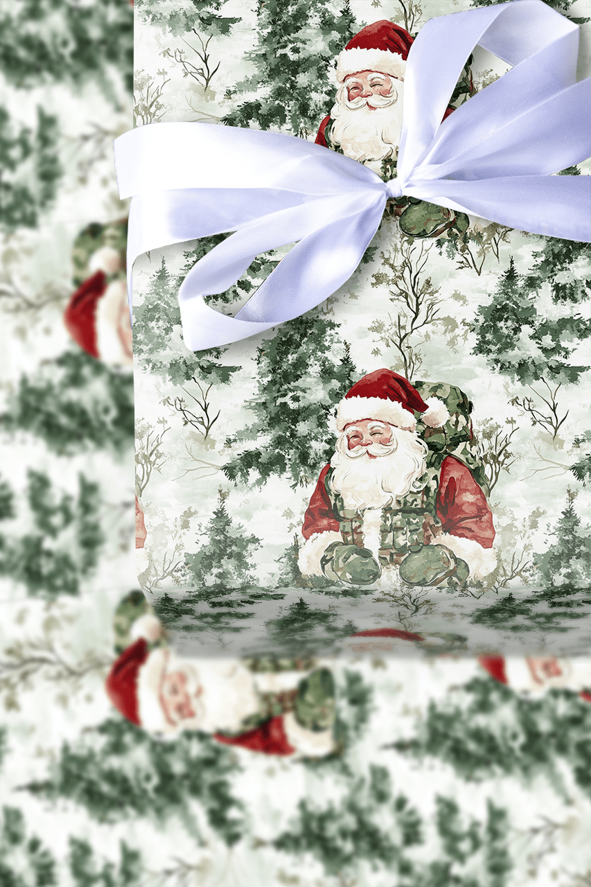 Santa Target - Wrapping Paper - Aspen & Arlo