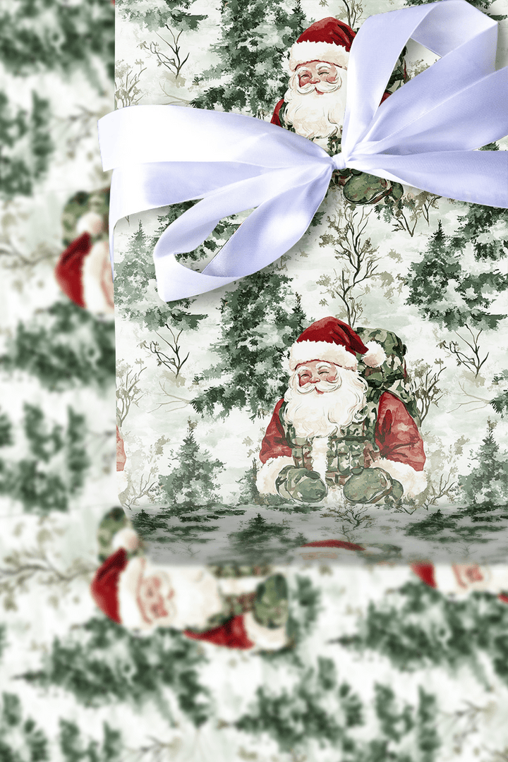 Santa Target - Wrapping Paper - Aspen & Arlo