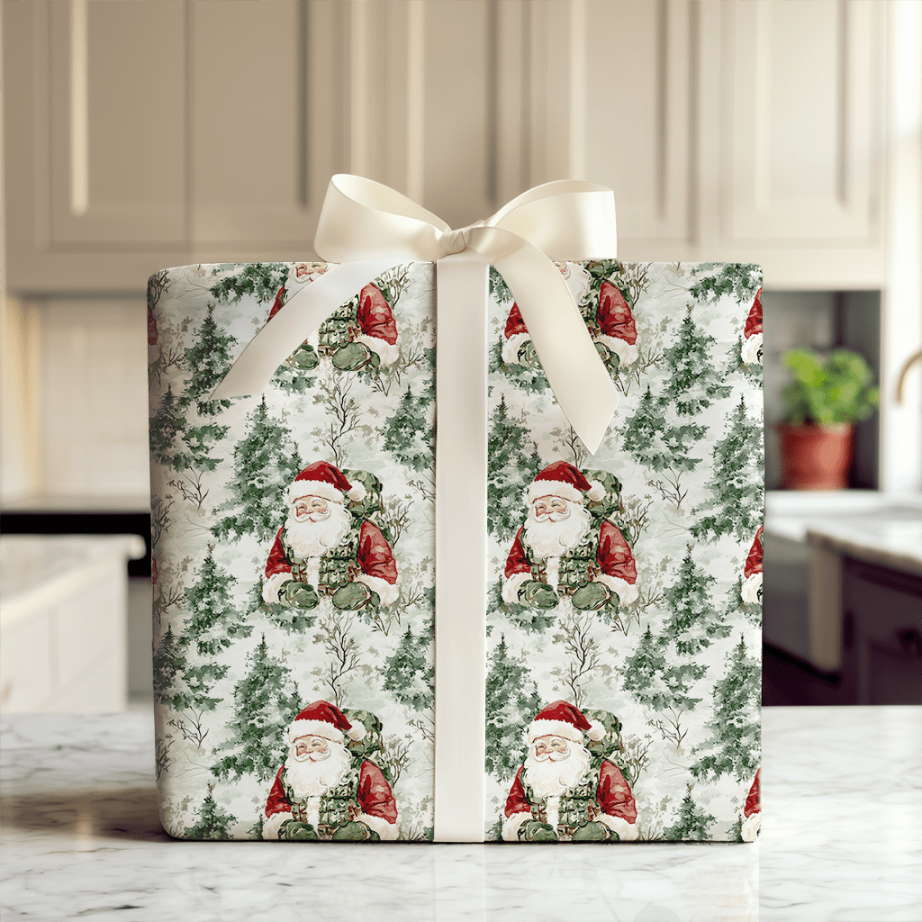 Santa Target - Wrapping Paper - Aspen & Arlo