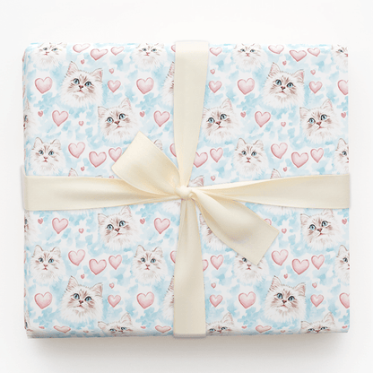 American Wirehair Valentine - Wrapping Paper - Aspen & Arlo