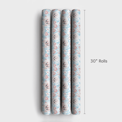 American Wirehair Valentine - Wrapping Paper - Aspen & Arlo