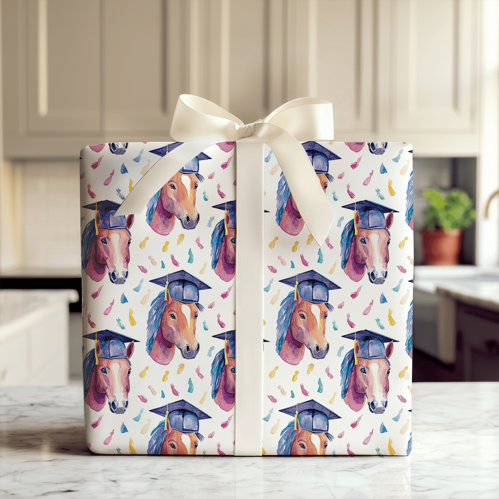 Stallion Graduate - Wrapping Paper - Aspen & Arlo