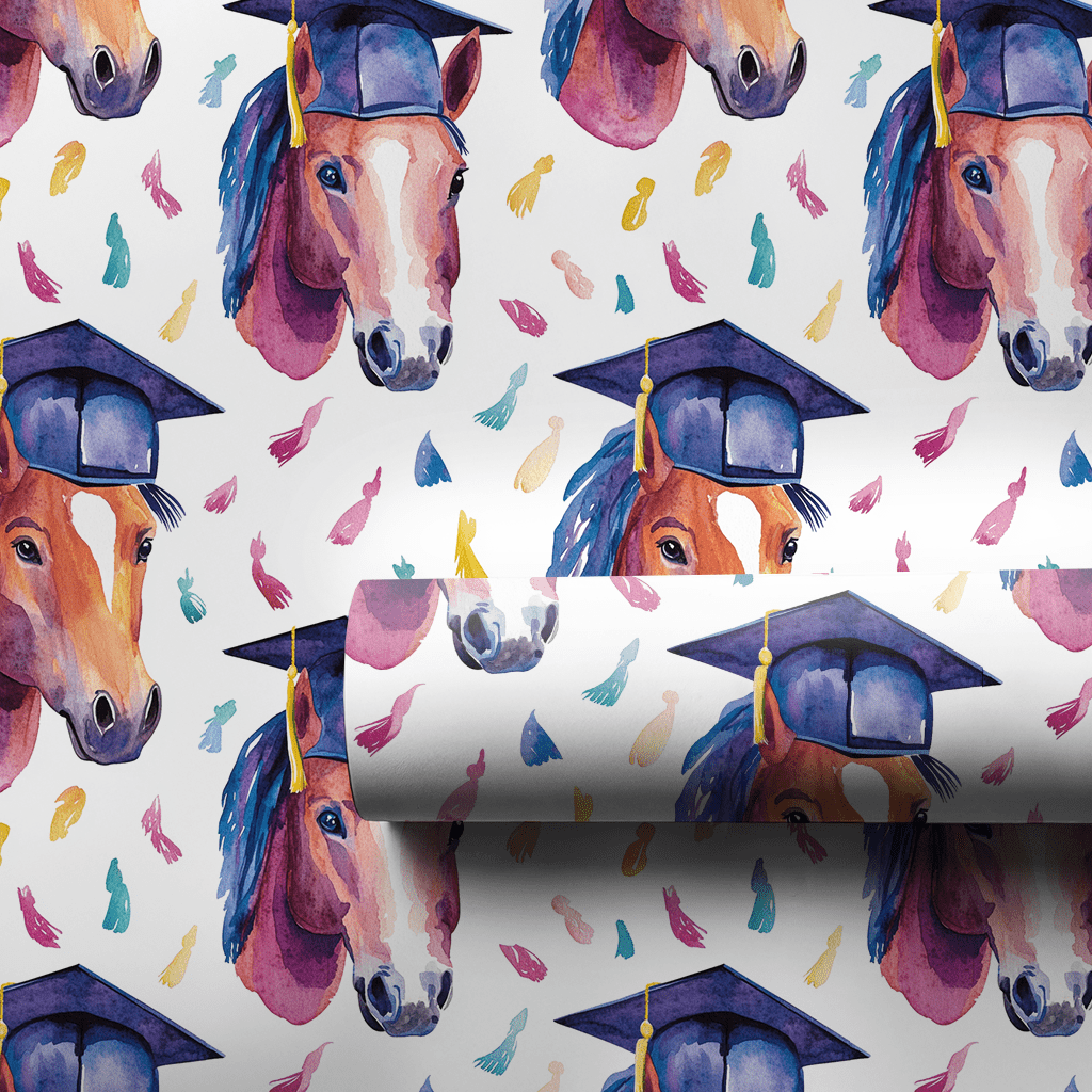 Stallion Graduate - Wrapping Paper - Aspen & Arlo