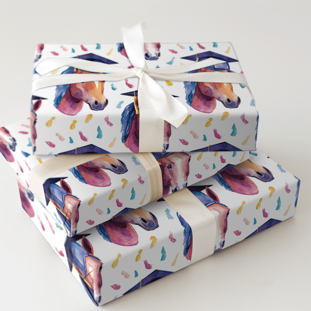 Stallion Graduate - Wrapping Paper - Aspen & Arlo
