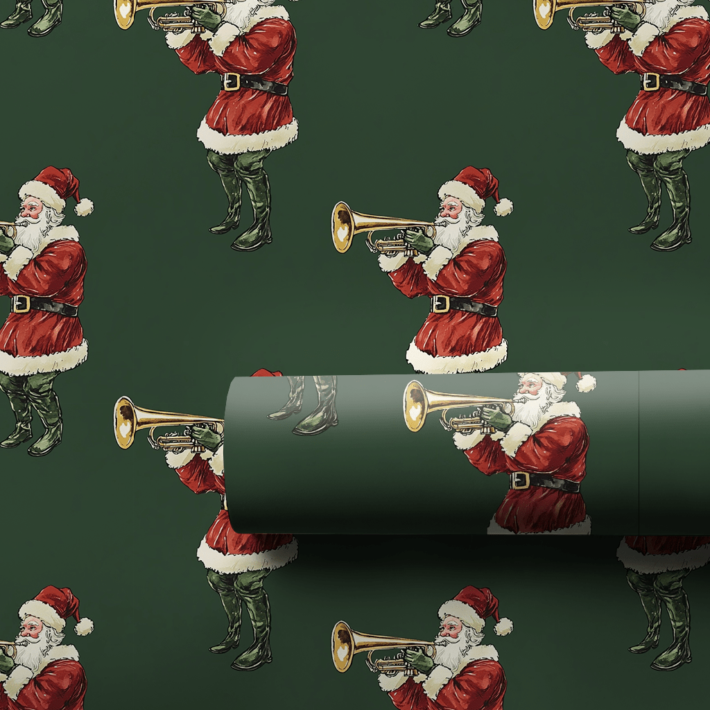 Golden Horn Groove - Wrapping Paper - Aspen & Arlo