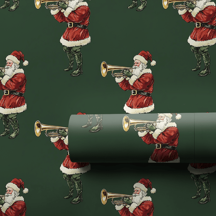 Golden Horn Groove - Wrapping Paper - Aspen & Arlo