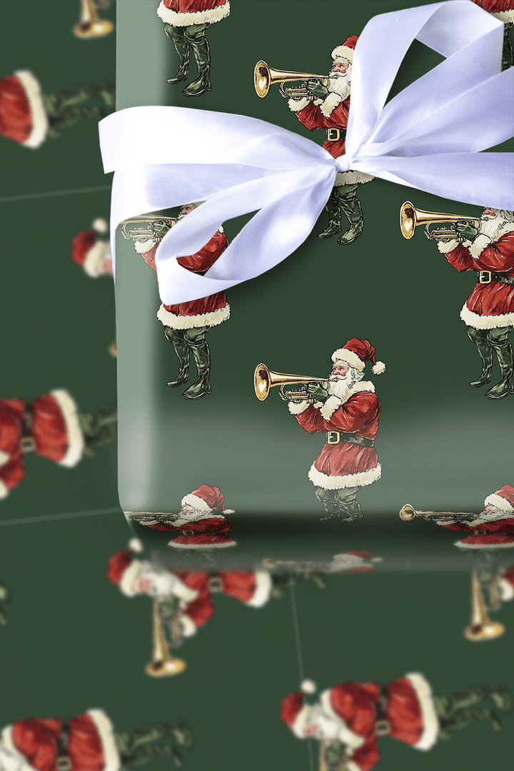 Golden Horn Groove - Wrapping Paper - Aspen & Arlo