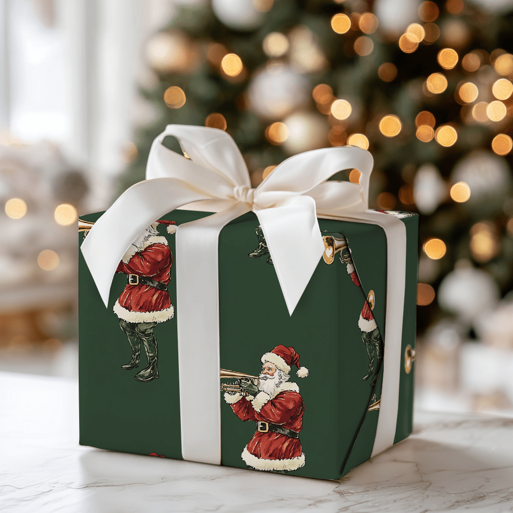 Golden Horn Groove - Wrapping Paper - Aspen & Arlo
