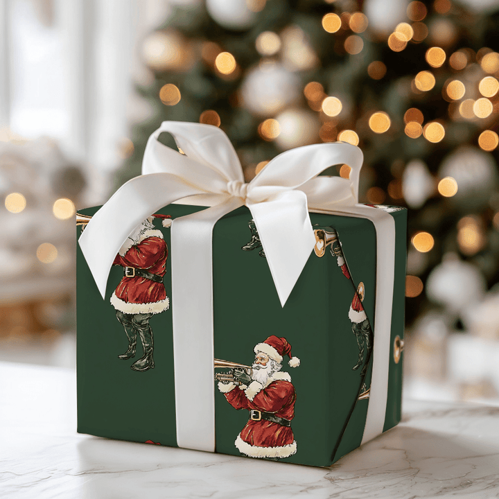 Golden Horn Groove - Wrapping Paper - Aspen & Arlo