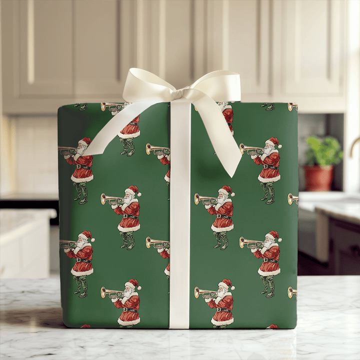 Golden Horn Groove - Wrapping Paper - Aspen & Arlo