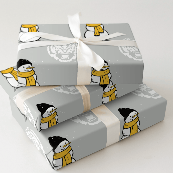 LSU Snowman - Wrapping Paper - Aspen & Arlo