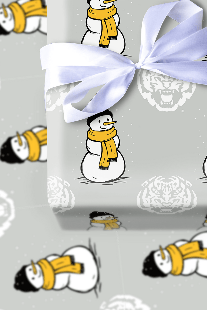 LSU Snowman - Wrapping Paper - Aspen & Arlo