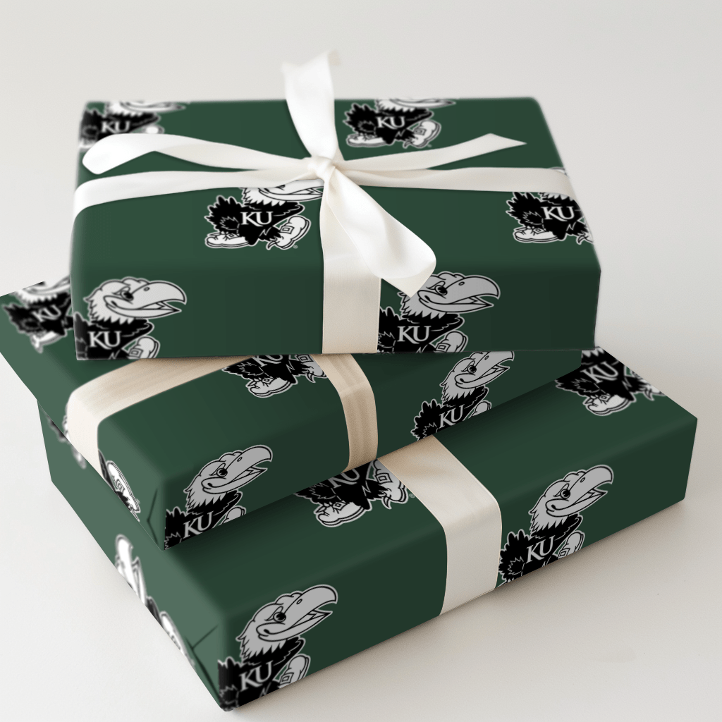 Jayhawk in the Pines - Wrapping Paper - Aspen & Arlo