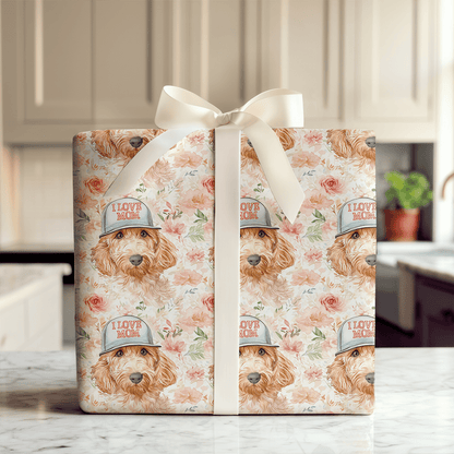Mom's Favorite Goldendoodle - Wrapping Paper - Aspen & Arlo