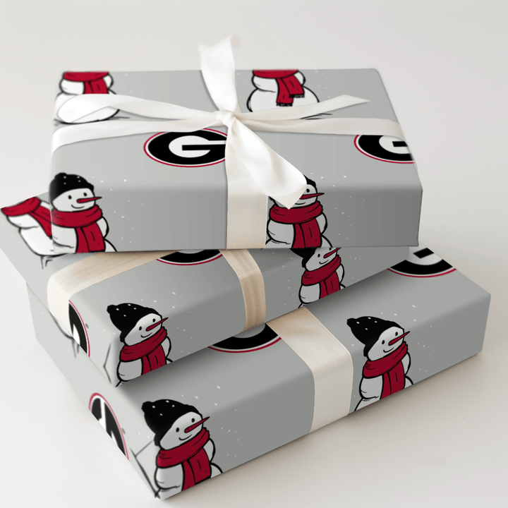 Georgia Snowman - Wrapping Paper - Aspen & Arlo