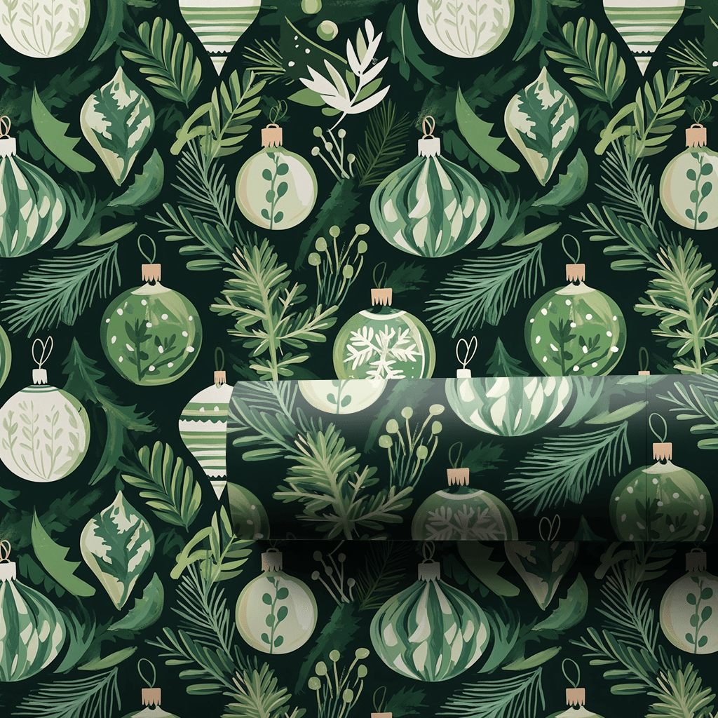 Clara Evergreen - Wrapping Paper - Aspen & Arlo