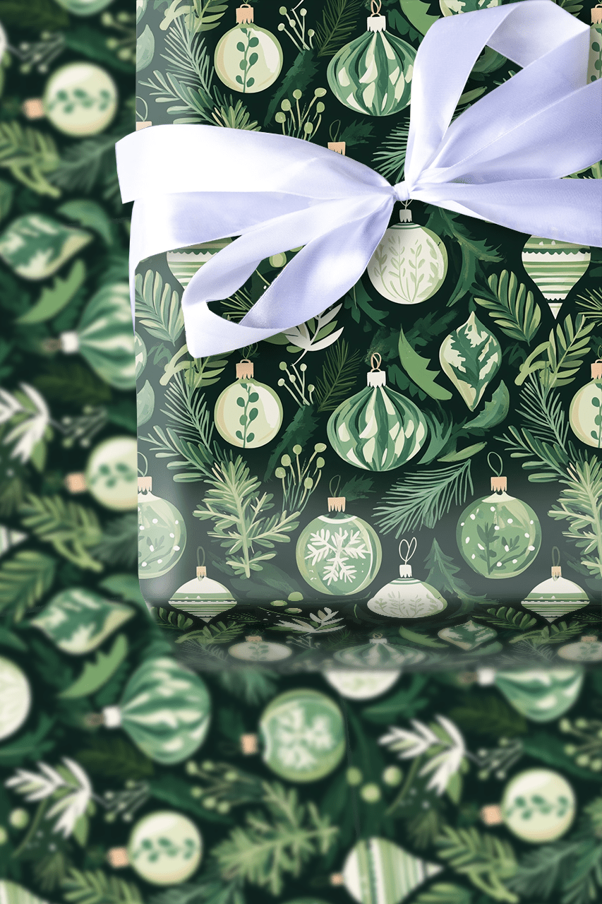 Clara Evergreen - Wrapping Paper - Aspen & Arlo