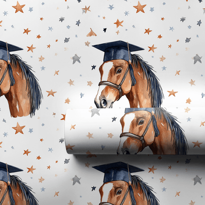 American Saddlebred Graduate - Wrapping Paper - Aspen & Arlo
